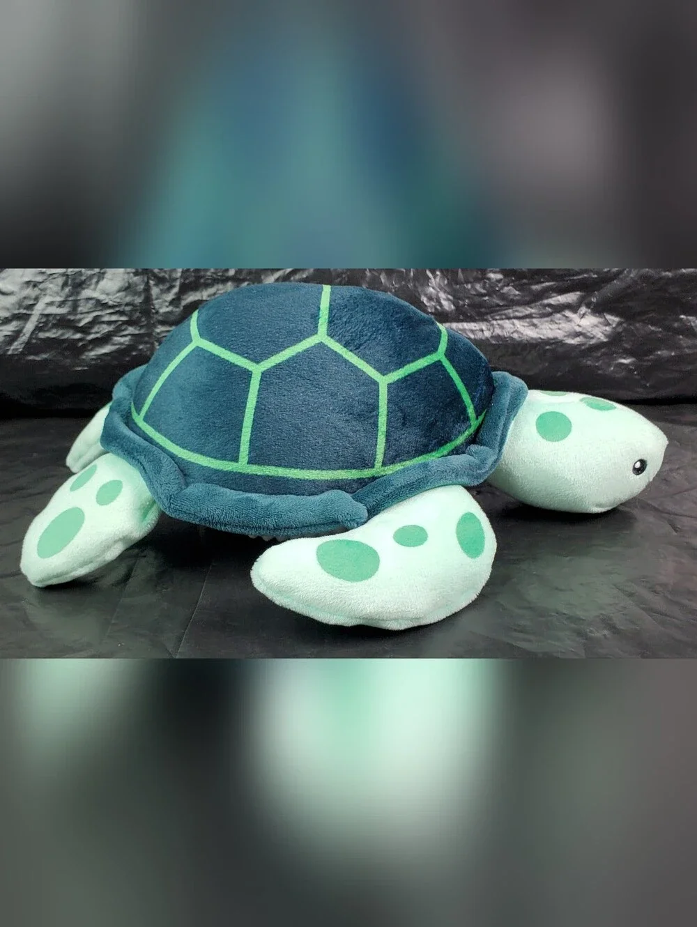Frisco by Chewy Coastal Turtle Plush Squeaky Crinkles Dog Toy- Size M/L - NWT